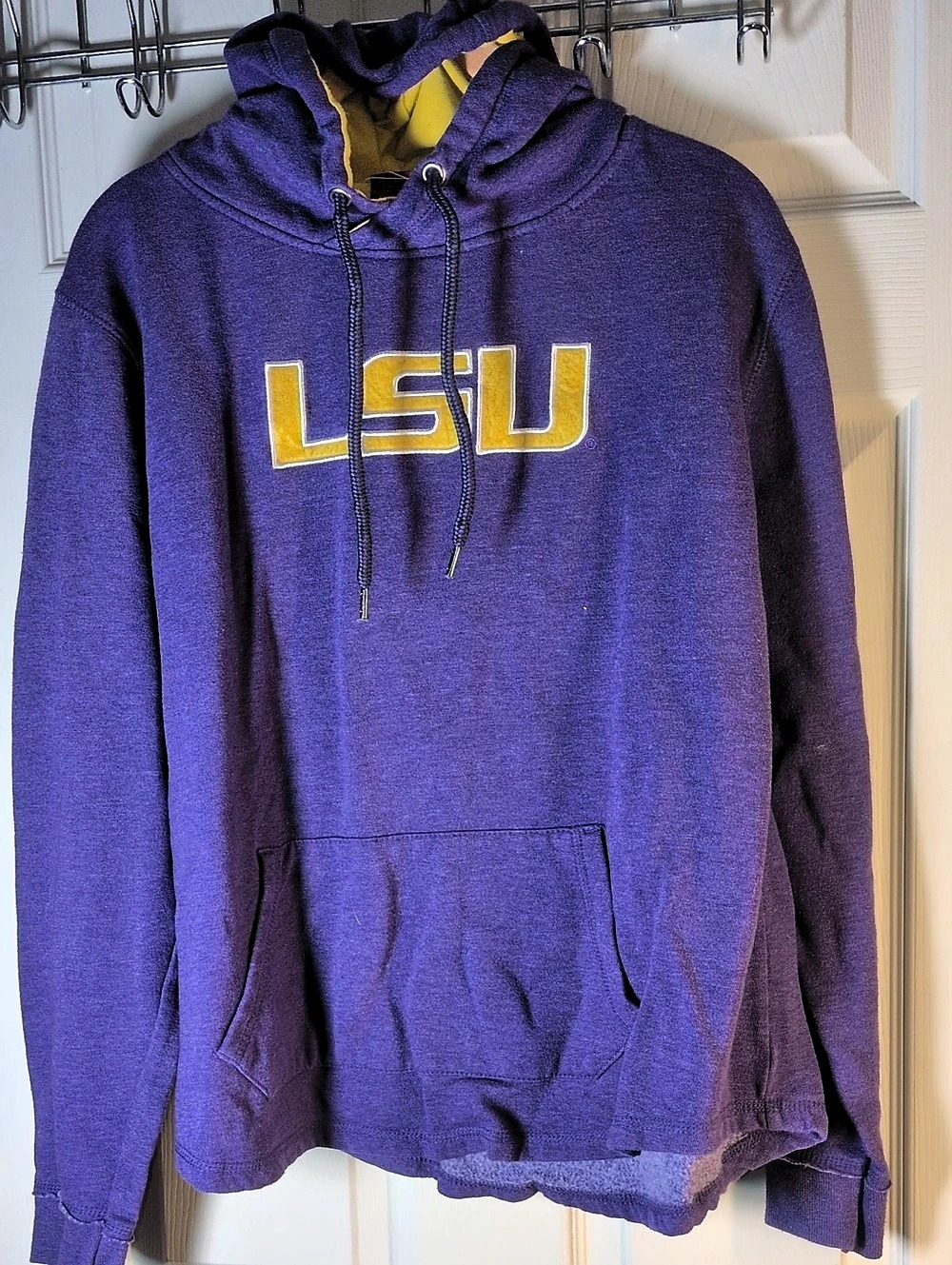 Colosseum LSU hoodie LSU Purple Yellow Hoodie XL